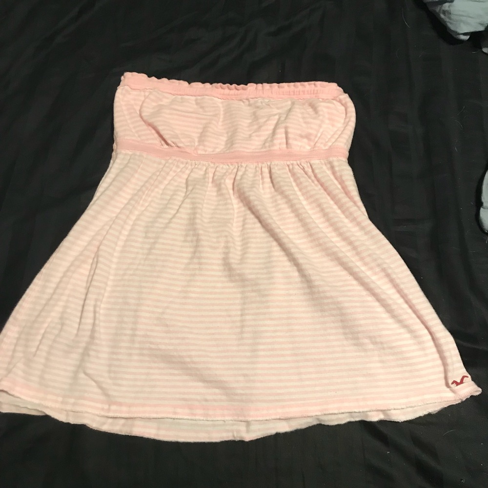 Strapless top